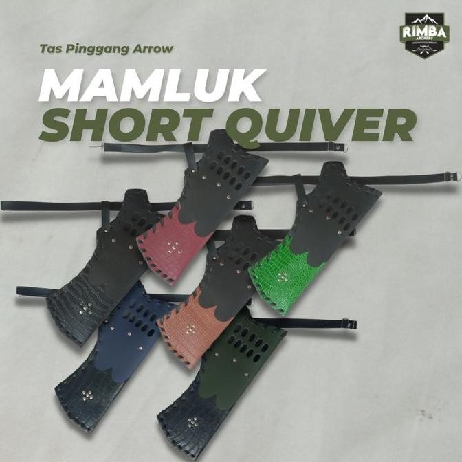 Quiver Mamluk Short / Quiver Mamluk / Quiver Horsebow / Short Quiver / Tas Pinggang Arrow / Archery