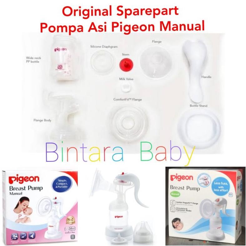 Pigeon Sparepart Pompa Asi Pigeon Breast pump Manual Original / Corong Pigeon Manual Tuas Handle Dia