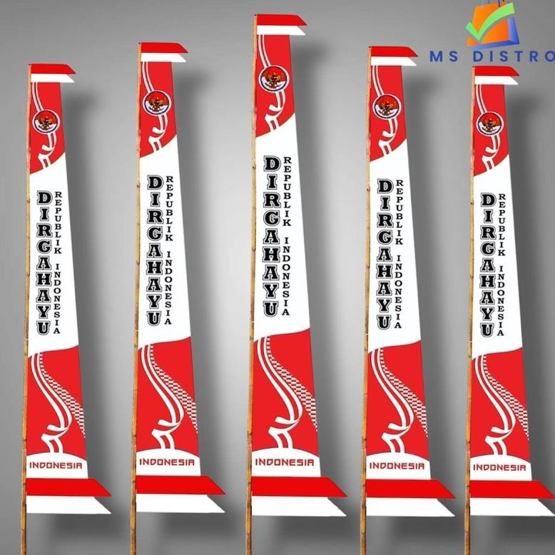 UMBUL UMBUL DIRGAHAYU JUMBO UKURAN 4 METER