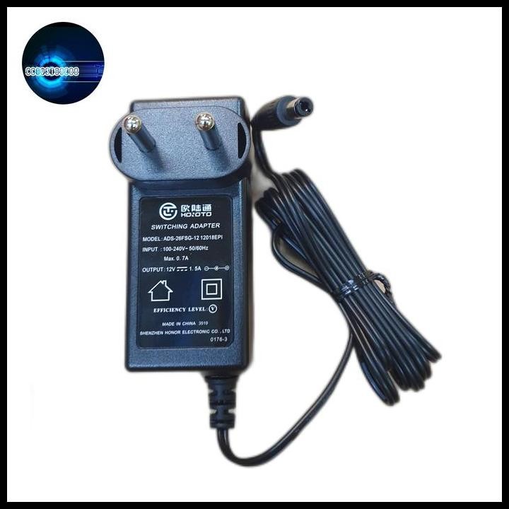 Terlaris Adaptor Cctv 1.5A 12V Murni Adaptor 1.5A 12V Adaptor Hikvision Good Quality