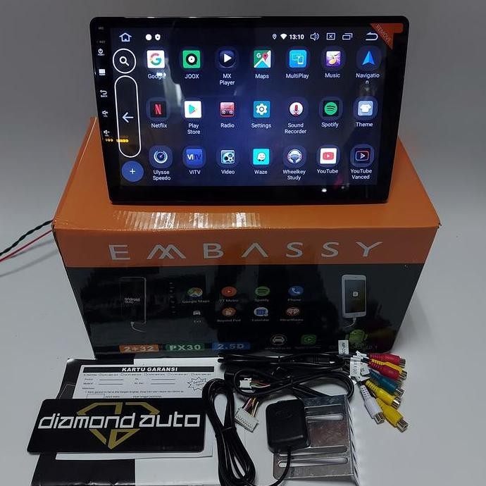 '' Head Unit Android 1O Inch Embassy Premium ''