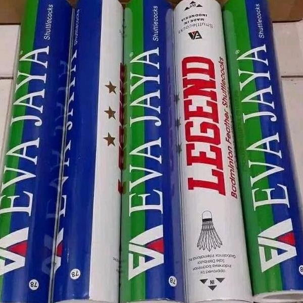 KOK BULUTANGKIS BADMINTON EVA JAYA LEGEND 1 SLOP ISI 12 PCS ORIGINAL
