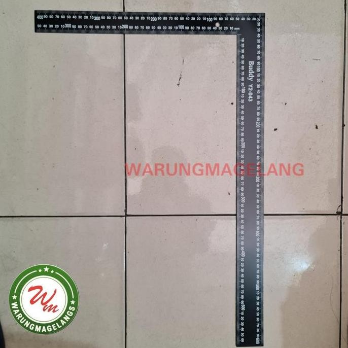 

Penggaris mistar siku 24 inch 60 cm bahan besi