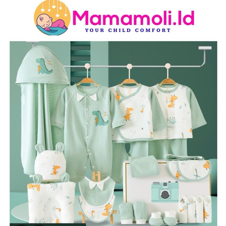Terlaris Paket Hampers Lahiran Baju Baby Newborn 22 Pcs In 1 Tanpa Box /Setelan Baju Bayi Untuk Pake