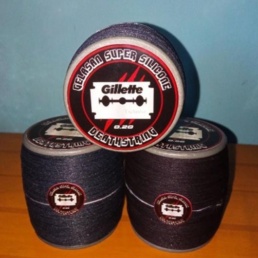 COD 0.20 1600 yard Senar Gelasan Layangan Turnamen Matot Hitam CAP SILET Tajam Tidak Mudah Luntur Wa