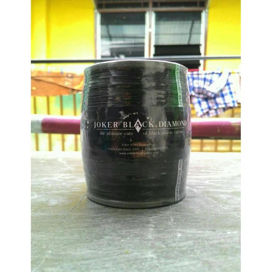 TGC-1924 (BONUS PELINDUNG JARI) Senar Gelasan Layangan JOKER BLACK DIAMOND ORIGINAL XXX Kualitas Pre