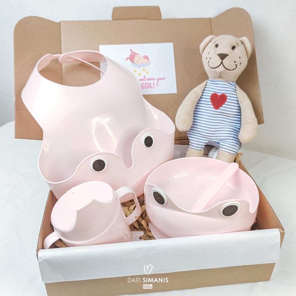 Terlaris Baby Box - Set Makan Bayi, Hampers Baby Shower - Kado Bayi Hadiah