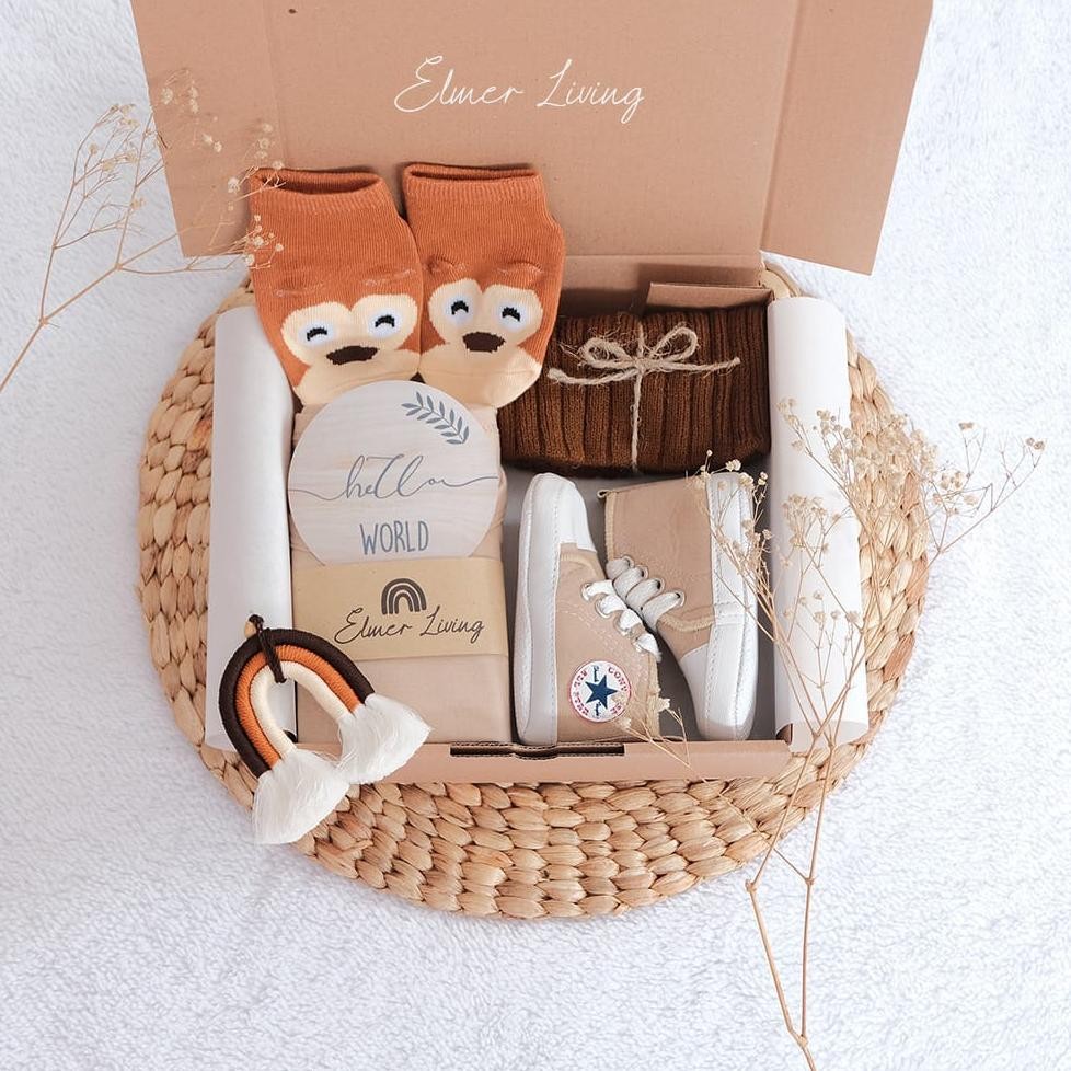 Terlaris Elmer Living Paket Hampers Bayi Newborn - Kado Lahiran Bayi