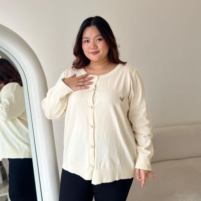 ZORA TOP Cardigan Beruang Atasan Wanita BIGSIZE / Zora Knit Cardigan