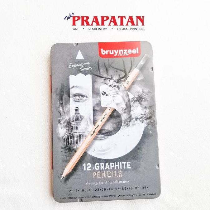 

TERLARIS - Bruynzeel Graphite Pencils 12pcs 2H-9B