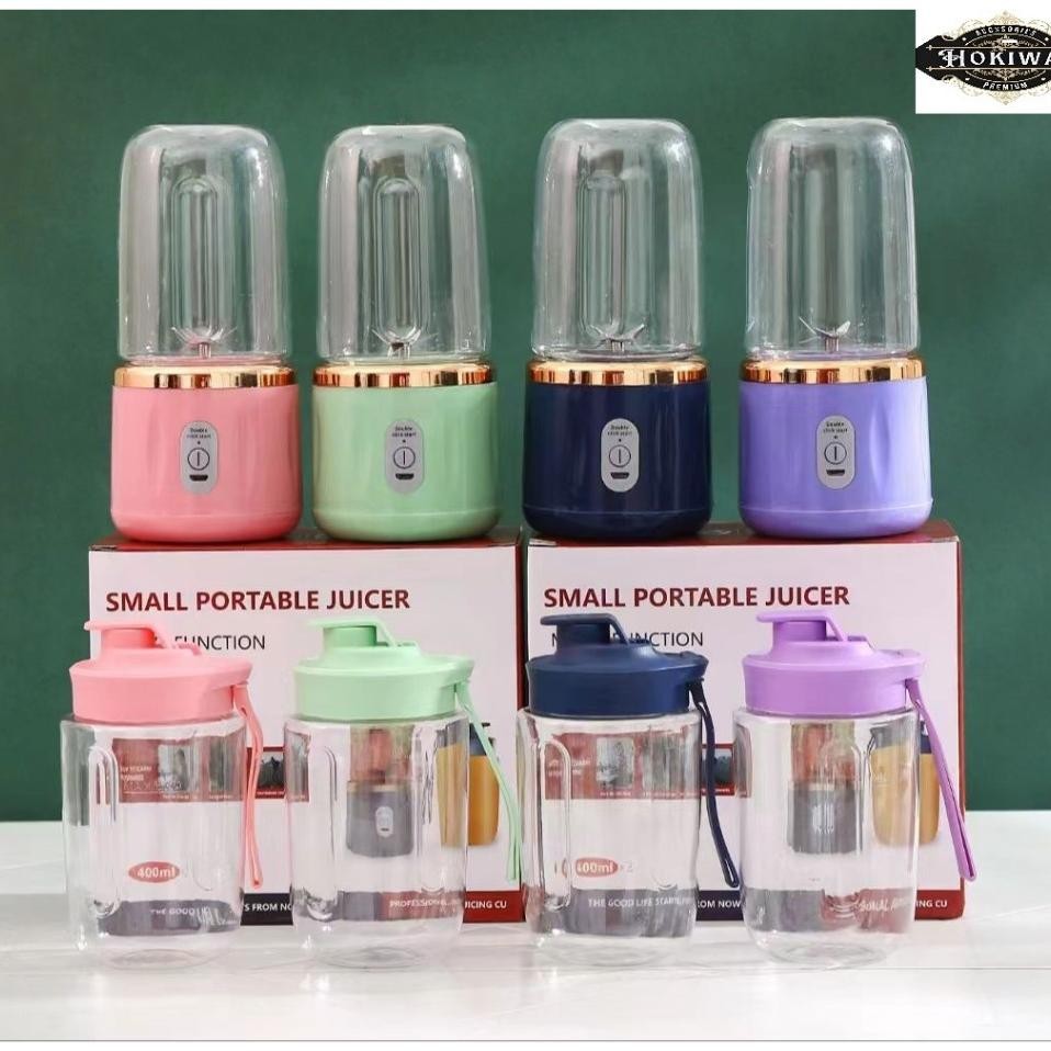 Blender Portable Mini 400Ml400Ml R Portable 6 Usb Rechargeable Ice Crusher