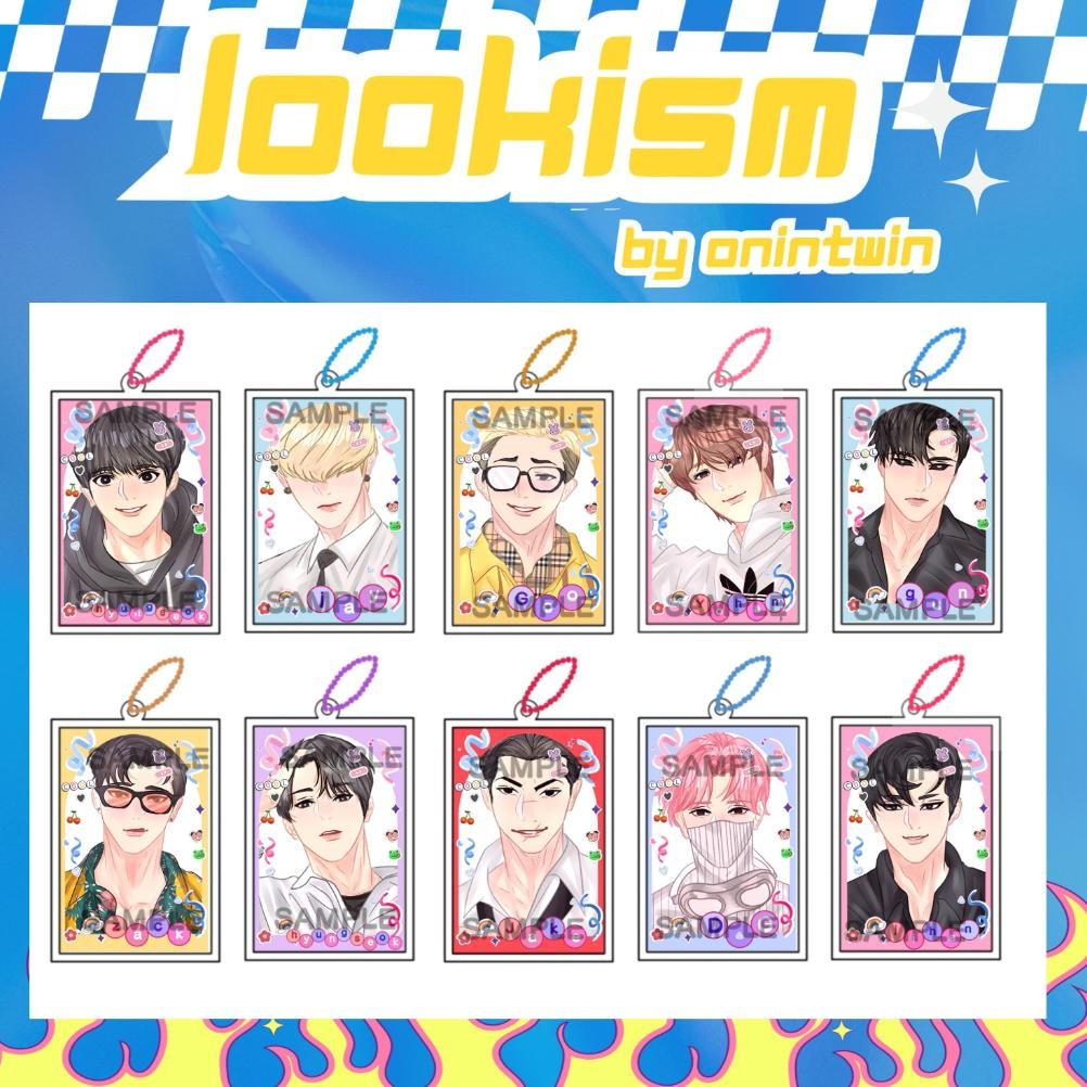 Yui-7 Webtoon Lookism Photocard By Onintwin / Keychain Lookism