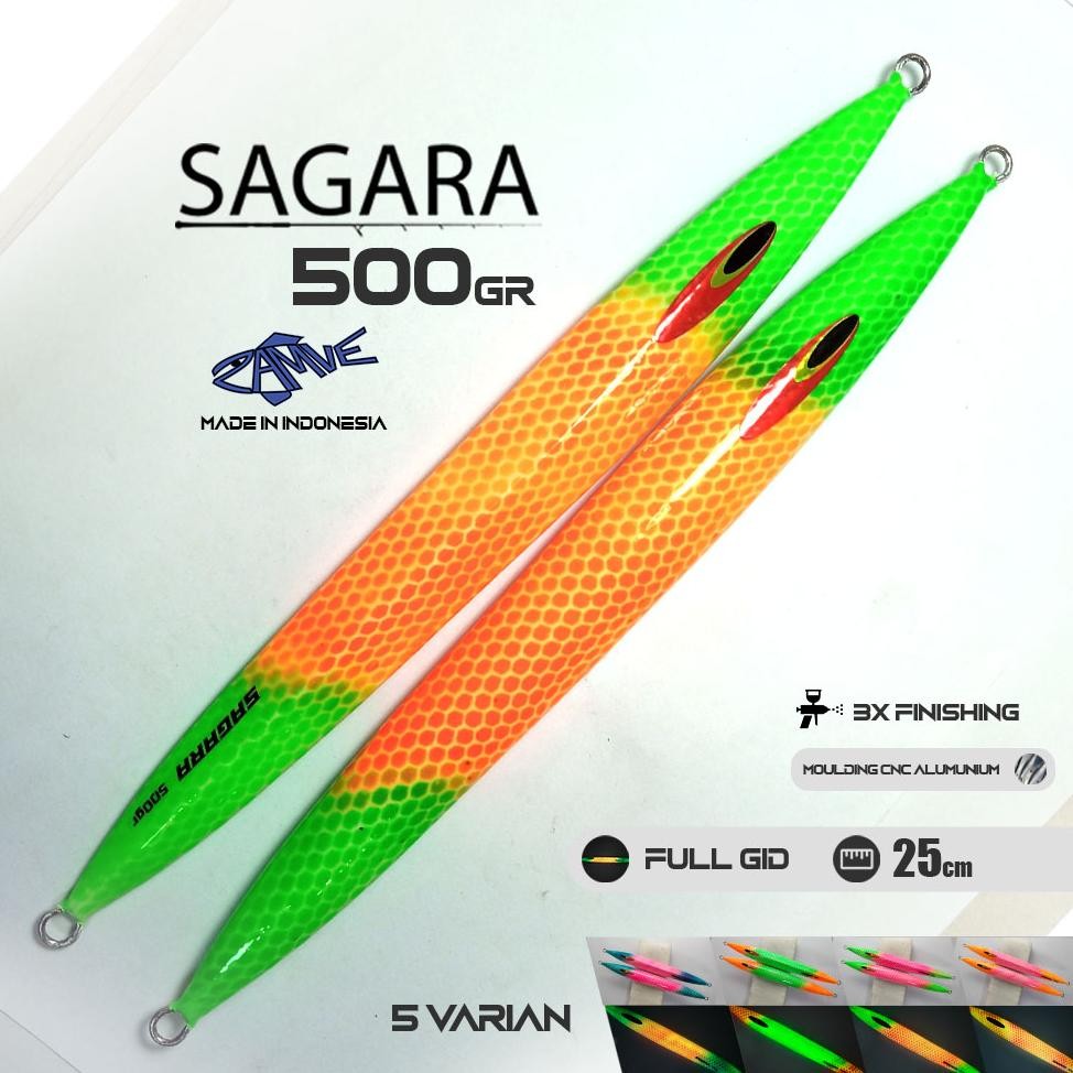 Metal Jig Zamve Sagara 500Gr Metal Jig 500Gr Metal Jig 500Gram Nugi