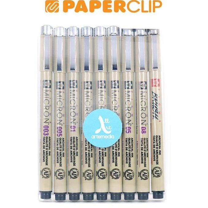 

TERLARIS - BALLPOINT SAKURA PIGMA MICRON SET 9 XSDK-9