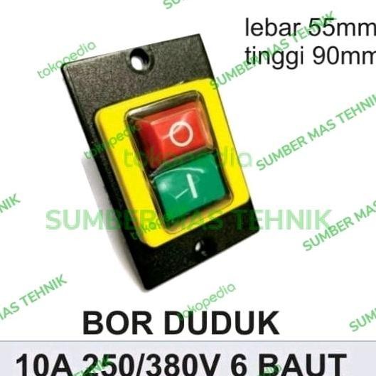 (1) SAKELAR MESIN BOR DUDUK 13MM DAN 16MM CINA SWICH BOR DUDUK sumbermte Kualitas Baik