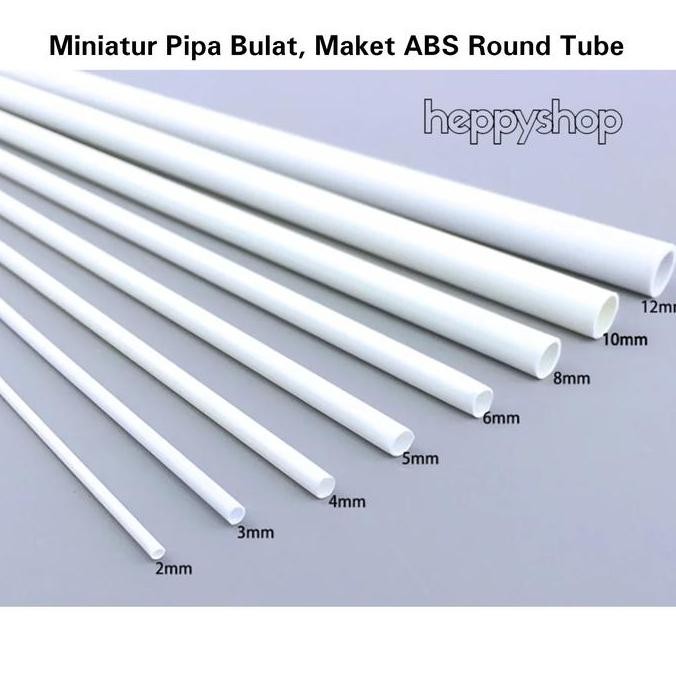 best produk] Miniatur Pipa Bulat, Maket ABS Round Tube