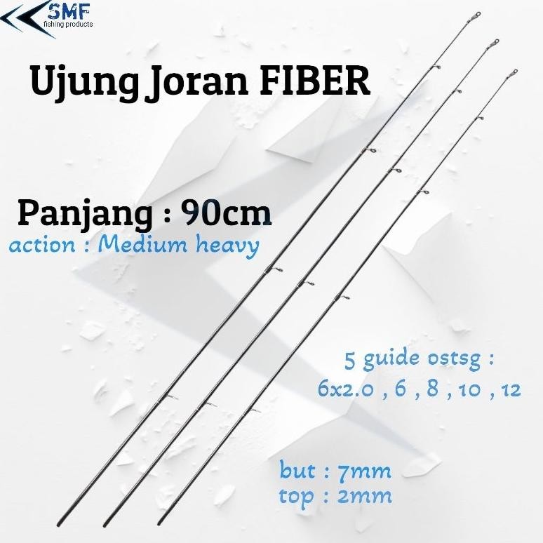 Ujung Joran Fiber Solid 90cm / Top Section Joran / Atasan joran Nugi