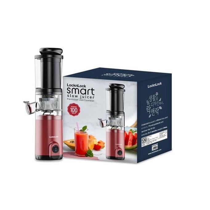 Locknlock Ejj143Red Smart Slow Juicer 100 Watt