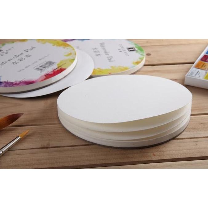 

Dwurer Art Round Watercolor Paper Pad 19 cm (300gsm - 20 sheets)