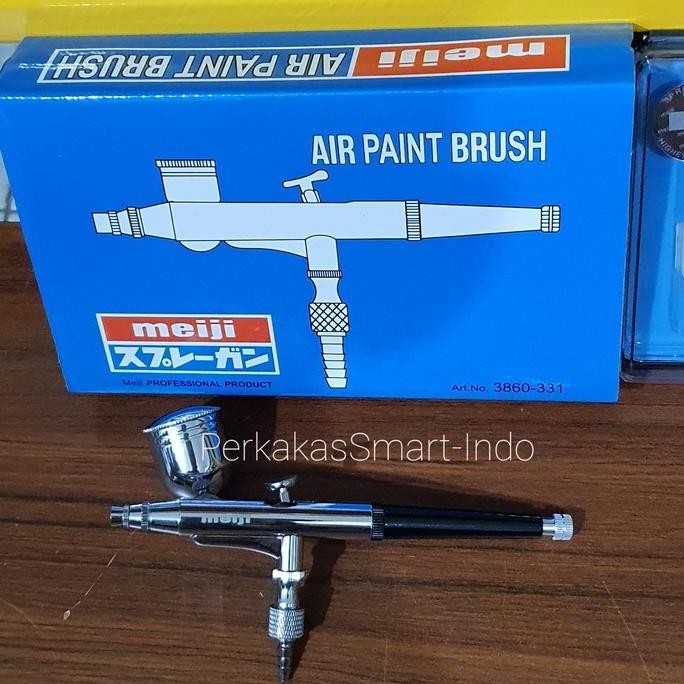 

Promo air paint brush meiji 3860331 tabung samping/air brush meiji 3860-331 COD