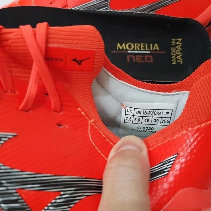 Sepatu Bola Mizuno Morelia Beta 3 Red Black FG Terlaris