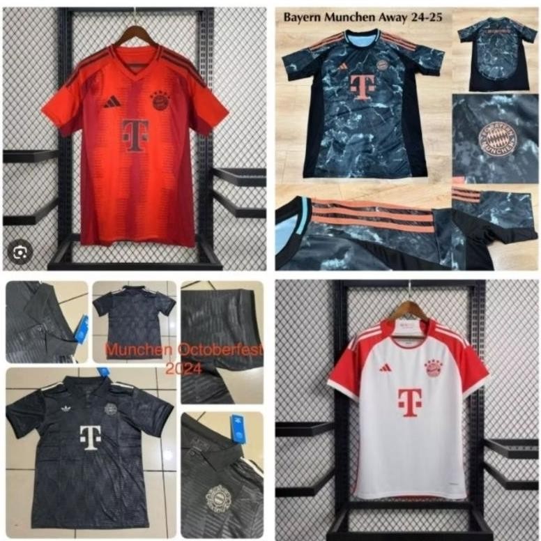 import Jersey bola Bayern Munchen Home Away 3rd 4th 2024/2025 2023/2024 2022/2023 2021/2022 2020/202