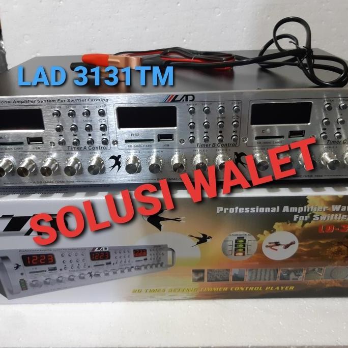 Promo Ampli Walet LAD 3131 TM Amplifier Walet 3 player 6 Channel COD