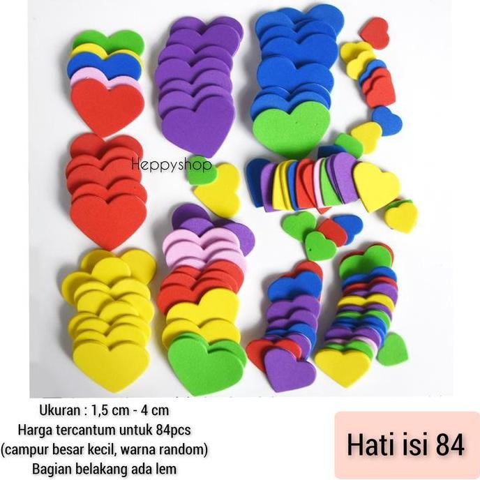 

```````] AplikasiHiasanEvaFoamBentuk Hati Bintang Musik