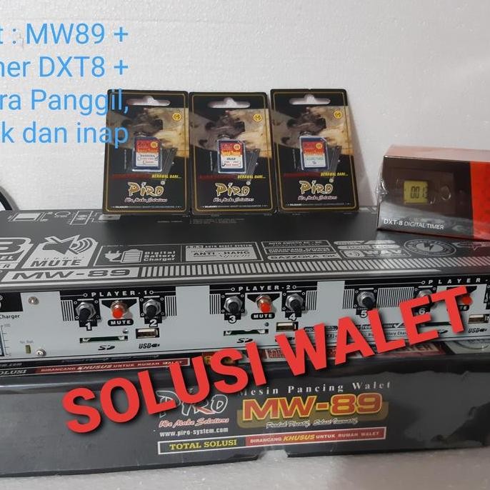 Promo Paket Ampli Walet Piro MW 89 Plus Timer Piro Plus 3 suara walet Piro COD