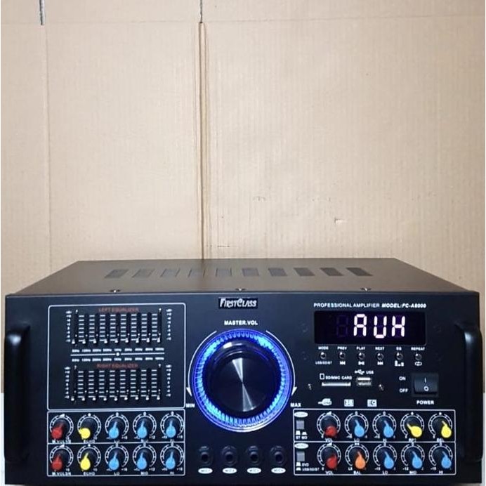 Promo AMPLIFIER FIRSTCLASS FC A8000 | AMPLI BT KARAOKE ORIGINAL COD