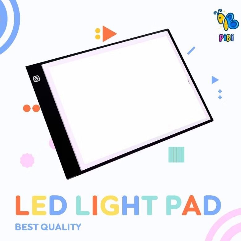 

Readyy!! PIBI - LED Light Pad / Trace Board / drawing tracing / Copy Board papan jiplak A3 A4 LED light