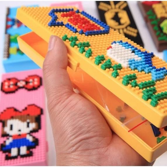 

Readyy!! KOTAK TEMPAT PENSIL ANAK LEGO / PUZZLE DIY PENCIL CASE