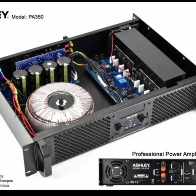 Promo Power Amplifier Ashley PA 350 PA350 Power Ampli Ashley Ori Baru COD