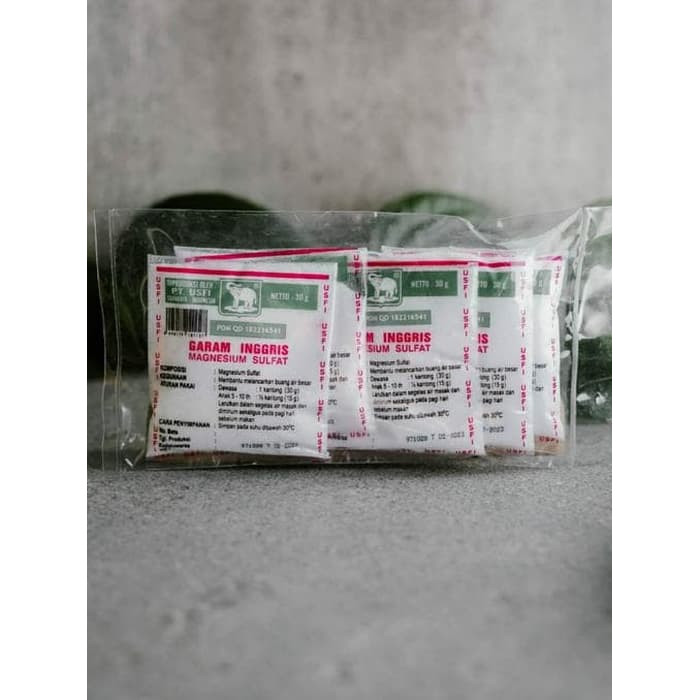 

Garam Epsom Inggris cap Gajah ECER