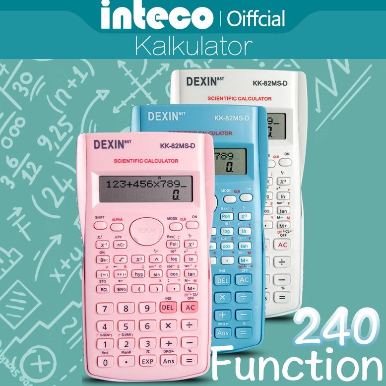 

Readyy!! Kalkulator Scientific Calculator Sin Cos Tan 120 Function Aesthetic Estetik