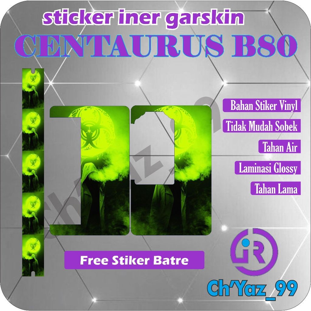 

Premium Cut - B80 Iner Lengkap Q Garskin Stiker / Case Custom Terlaris 2PCS/ Fullbody