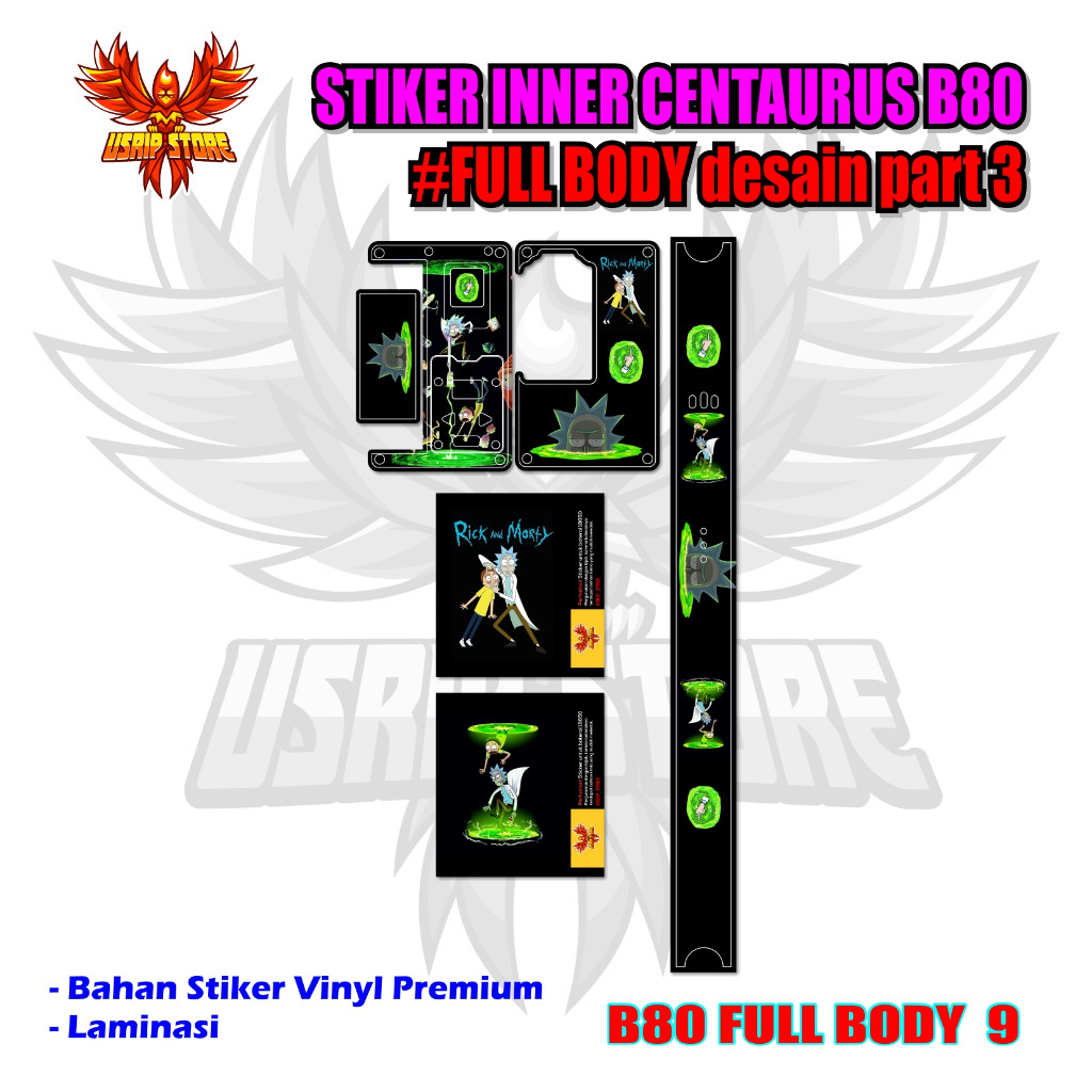 

Premium Cut - 1 Centa B80 9 Garskin Stiker / Case Custom Terlaris 2PCS/ Fullbody