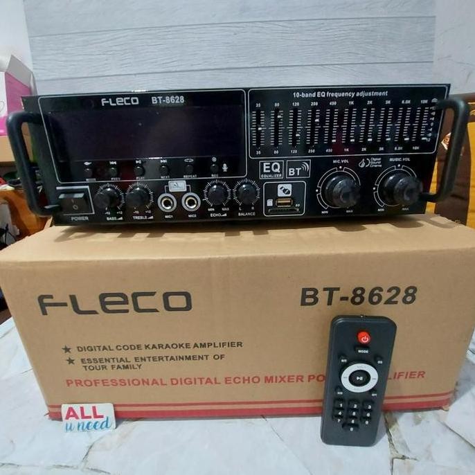 Promo Amplifier Bluetooth Fleco BT-8628 - Ampli Karaoke Fleco 8628 MP3 COD