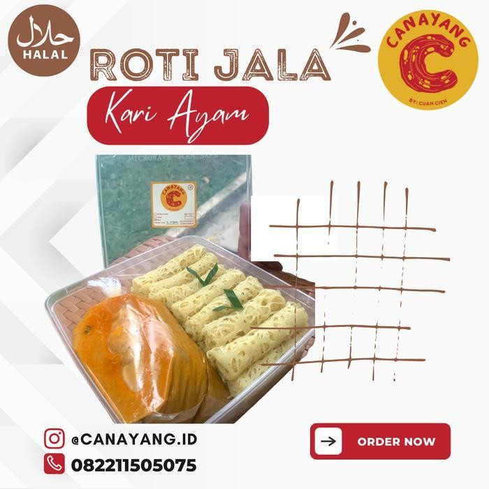 

FT Roti Jala CANAYANG Kari Ayam Isi 25pcs