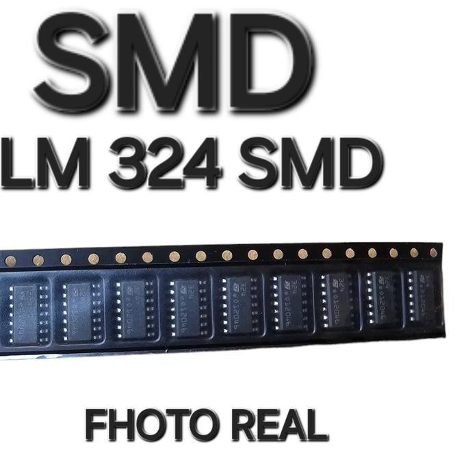 LM 324 LM324  IC SUARA SMD TEMPEL KECIL RENCENG KA TL KIA BA AN 324 17324 AUDIO SOUND