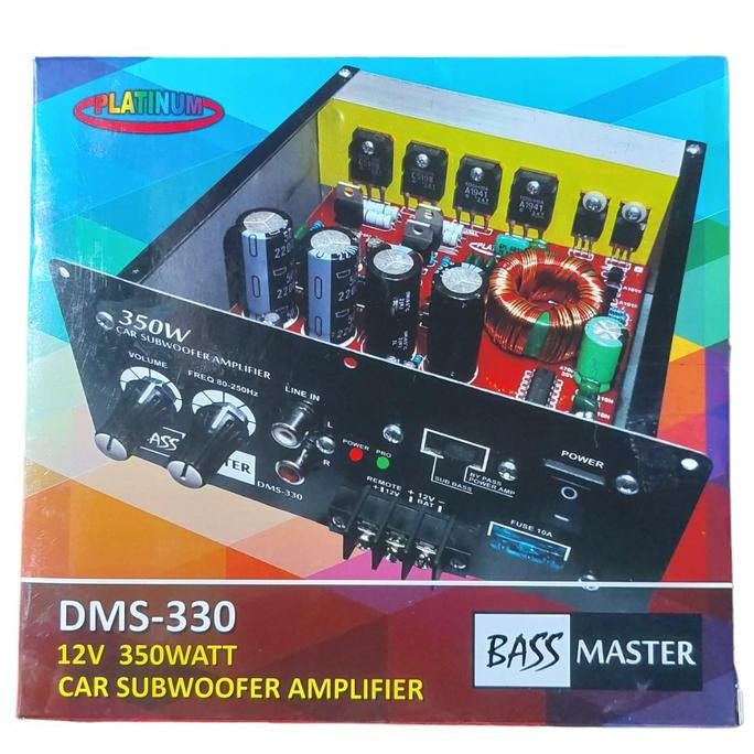 POWER AMPLI AMPLIFIER SUBWOFER MOBIL CAR MONOBLOCK DMS 350W 350 DMS 330 GIGABASS KIT PCB AMPLIFIER A