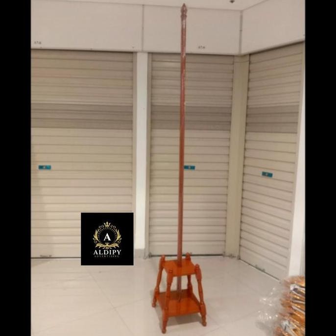 

Tiang Pataka Bendera Ruangan Lobang 1 (satu set)Tiang dan Tatakan Ready stok Berkualitas Via Pengiriman Luar Kota murah