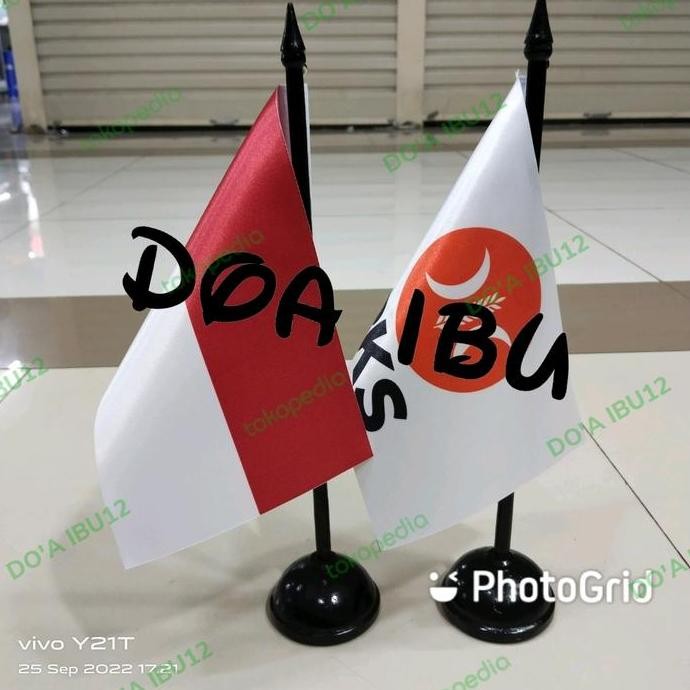 

ready !!! tiang kayu meja+bendera partai PKS+INDONESIA