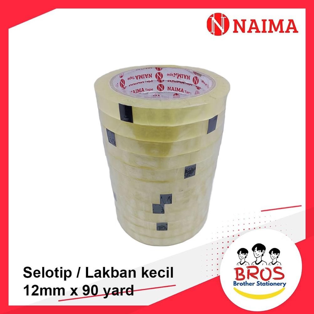 

Readyy!! (12pcs) Selotip 12 MM x 90 Yard - ISOLASI Solatip Kecil 1/2 Inch x 90 Yard