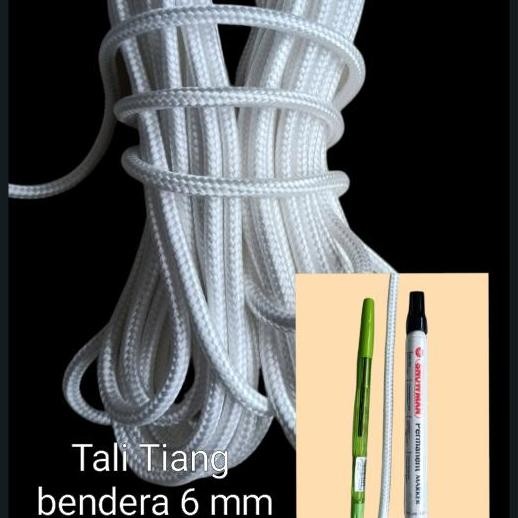 

ready !!! Tali tiang bendera 6 mm super 30 meter.