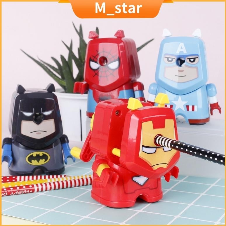 

Readyy!! Serutan meja putar superhero / rautan putar karakter / serutan meja avenger kantoon lucu