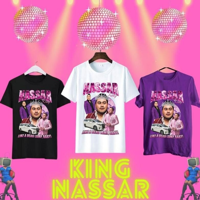 DB78>> baju king nassar kaos king nassar baju koleksi lucu2an kado unik koleksi kocak unisex