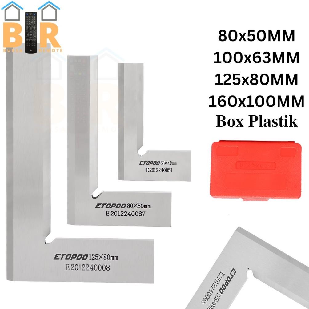 

Readyy!! Penggaris Siku Mistar 90 Derajat Persegi Presisi Degree Right Angle Ruler Knife Edge Bahan Baja
