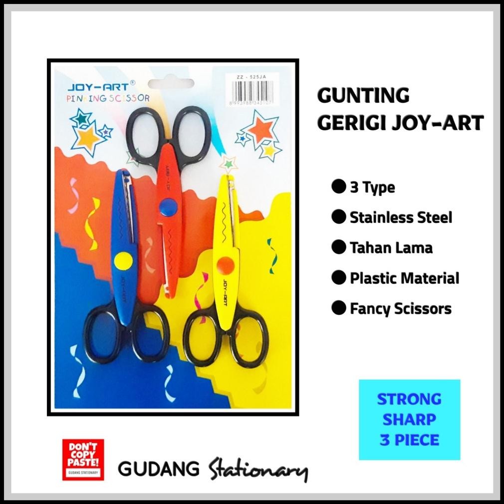 

Readyy!! Gunting Gerigi JOY-ART [ isi 3 pcs ]
