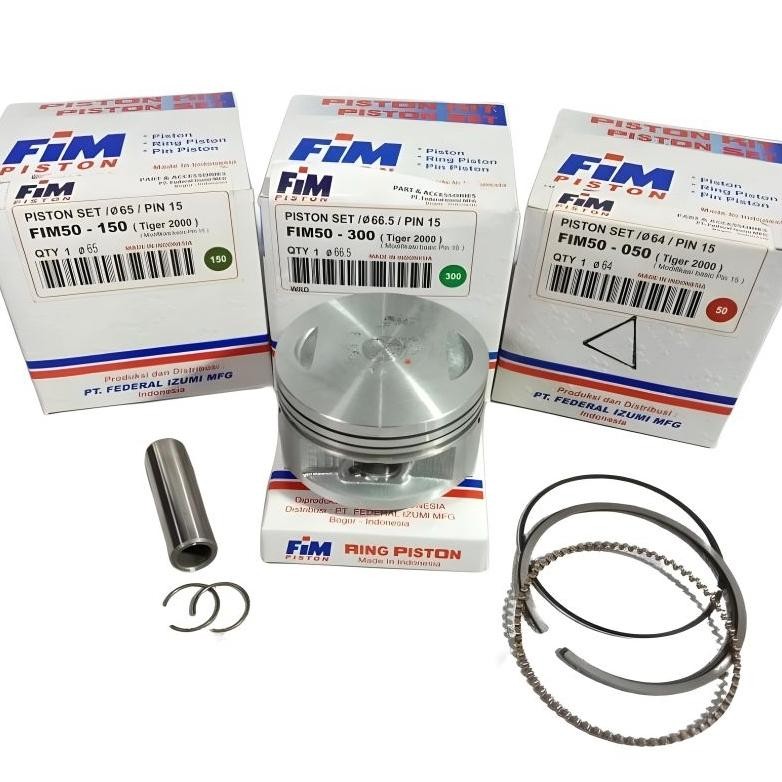 Piston Kit Tiger FIM50 Std Os 0/50/100/150/200/250/300